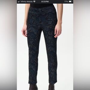 Joseph Ribkoff size 8 pants. Paisley print, pull on style